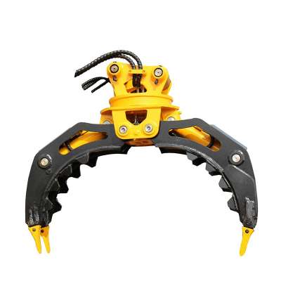 hydraulic thumb bucket grapple for all brands excavator  for sale